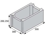 Bednění ztracené 50x30x25