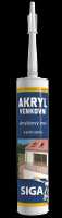 Akrylový tmel VENKOVNÍ 310ml bílý SIGA
