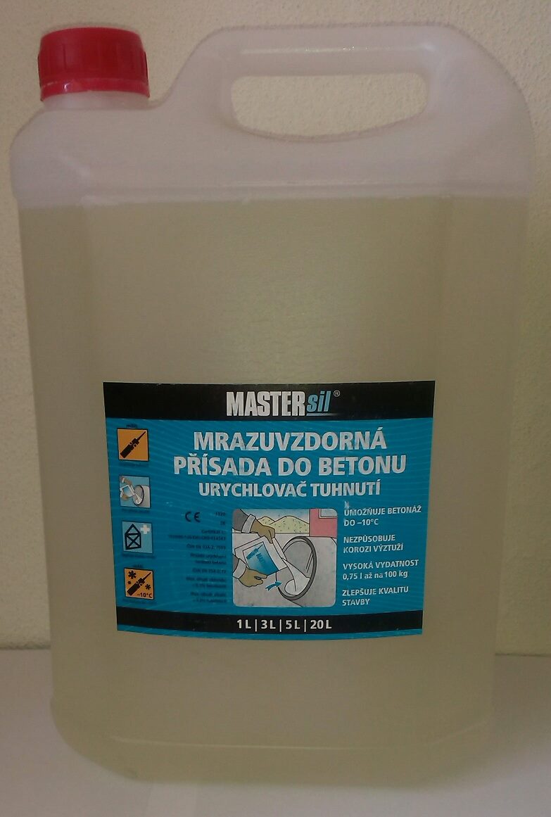 Mrazuvzdorná přísada do betonu a malty 5l
